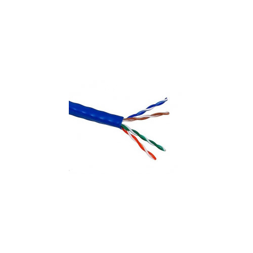 фото Кабель информ. lanmaster (lan-5eutp-bl) кат.5е u/utp 4x2x24awg pvc внутр. 305м син.