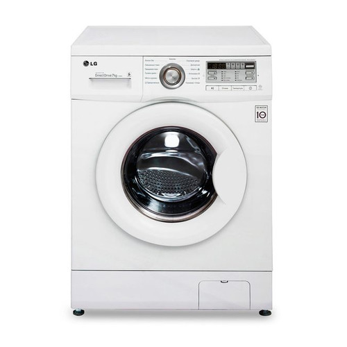 

Стиральная машина LG F10B8QD, фронтальная, Белый
