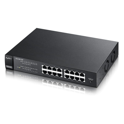 

Коммутатор ZYXEL ES1100-16P [es1100-16p-eu0102f], ES1100-16P