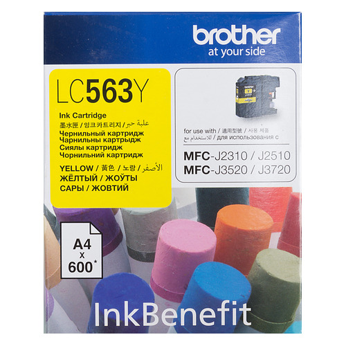 

Картридж BROTHER LC563Y, желтый, LC563Y