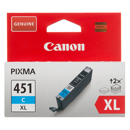 

Картридж Canon CLI-451XLC, голубой / 6473B001, CLI-451XLC