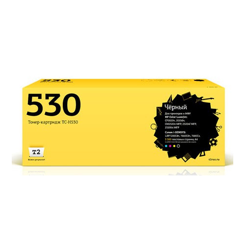 

Картридж T2 CC530A, черный / TC-H530, CC530A