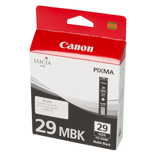 

Картридж CANON PGI-29MBK, черный матовый [4868b001], PGI-29MBK