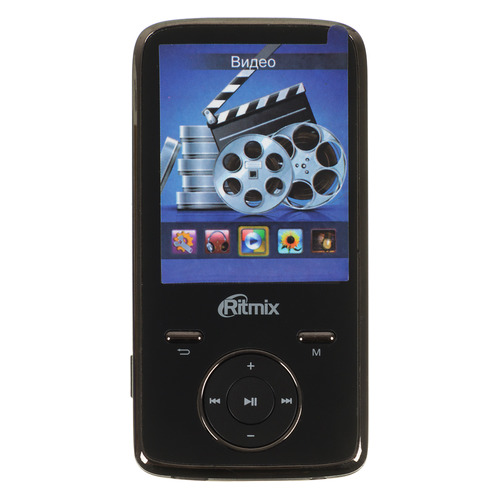 

MP3 плеер RITMIX RF-7650 flash 8ГБ черный, RF-7650