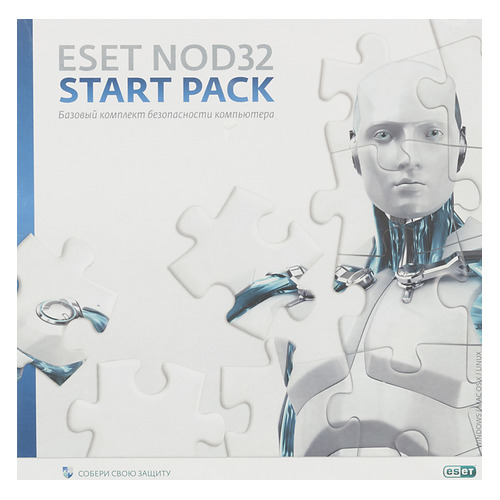 

Базовая лицензия Eset NOD32 START PACK- базовый комплект безопасности ПК 1 ПК 1 год Box (NOD32-ASP-N