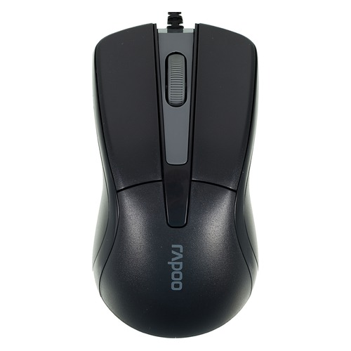 

Мышь RAPOO N1162, оптическая, проводная, USB, черный [13701]