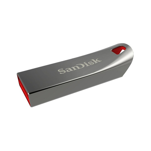 

Флешка USB Sandisk Cruzer Force 16ГБ, USB2.0, серебристый и красный [sdcz71-016g-b35], Force