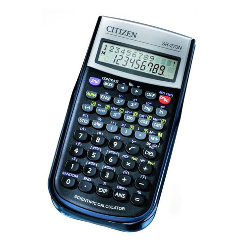 

Калькулятор Citizen SR-270N, 10-разрядный, черный, SR-270N