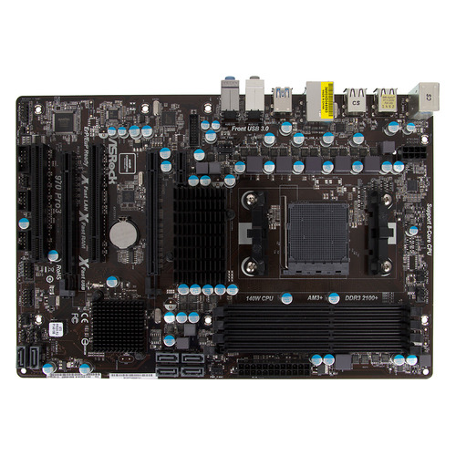 

Материнская плата ASROCK 970 Pro3 R2.0, SocketAM3+, AMD 970, ATX, Ret