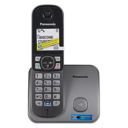 

Радиотелефон Panasonic KX-TG6811RUM, серый металлик, KX-TG6811RUM