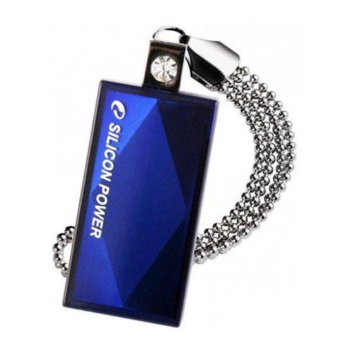 

Флешка USB SILICON POWER Touch 810 64Гб, USB2.0, синий [sp064gbuf2810v1b]