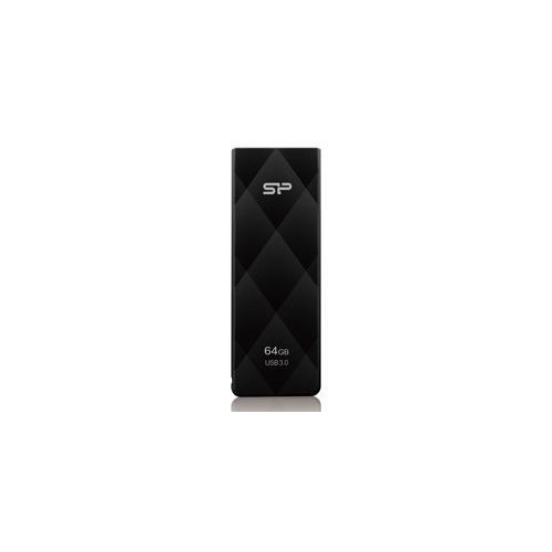 

Флешка USB SILICON POWER Blaze B20 64Гб, USB3.0, черный [sp064gbuf3b20v1k]