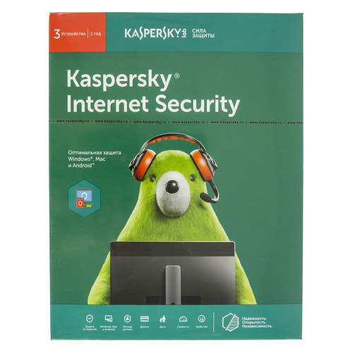

Антивирус KASPERSKY Internet Security Multi-Device 3 устр 1 год Новая лицензия BOX [kl1941rbcfs]