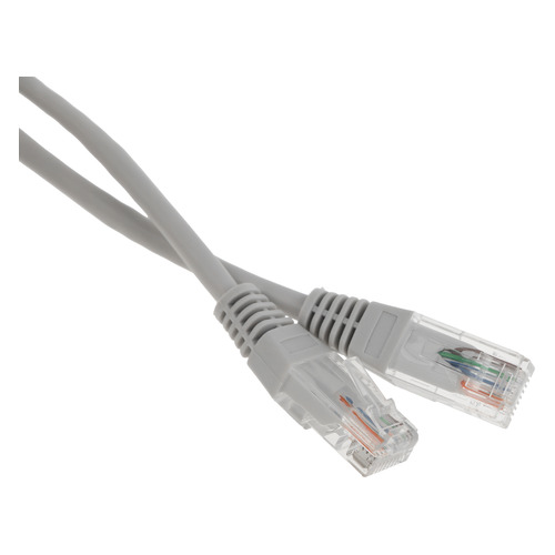 фото Кабель патч-корд lanmaster utp, вилка rj-45, вилка rj-45, кат.5е, пвх, 1м, серый [twt-45-45-1.0-gy]