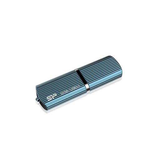 фото Флешка usb silicon power marvel m50 32гб, usb3.0, голубой [sp032gbuf3m50v1b]