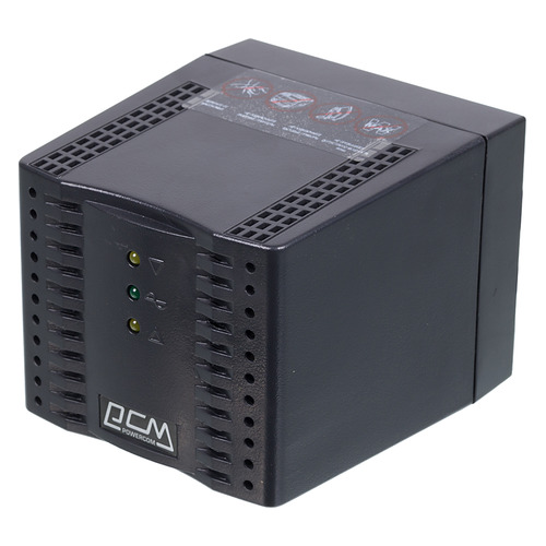 фото Стабилизатор напряжения powercom tca-1200 черный [tca-1200 black]