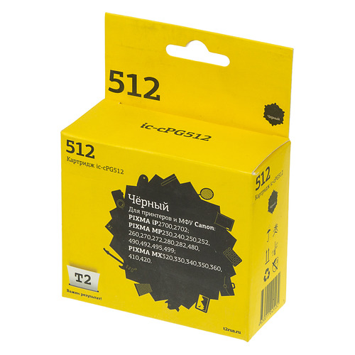 

Картридж T2 PG-512, черный / IC-CPG512, PG-512