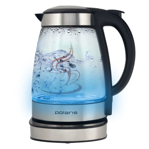 

Чайник электрический POLARIS PWK 1714CGLD, 2200Вт, черный