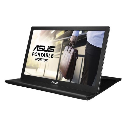 фото Монитор asus portable mb168b 15.6", черный [90lm00i0-b01170]