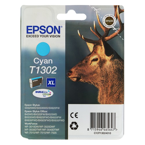 

Картридж EPSON T1302, голубой [c13t13024010]