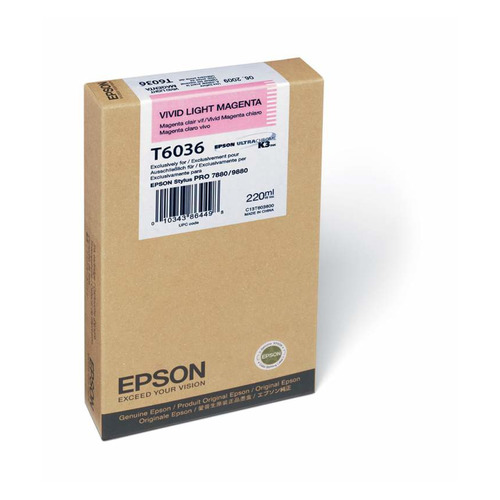

Картридж EPSON T6036, светло-пурпурный [c13t603600]