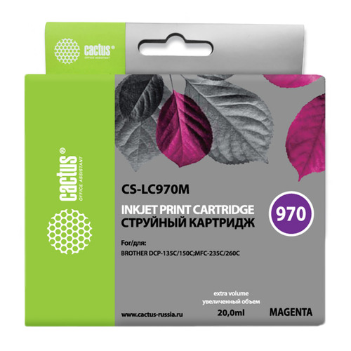 

Картридж CACTUS CS-LC970M, пурпурный, CS-LC970M