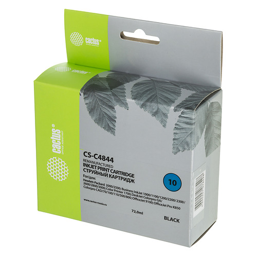 

Картридж CACTUS CS-C4844, №10, черный, CS-C4844