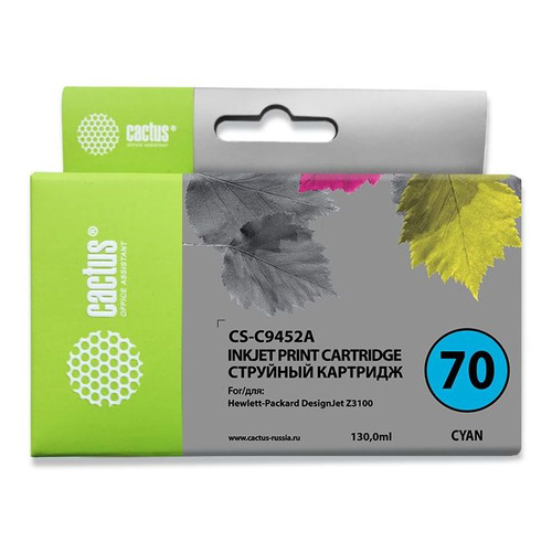 

Картридж Cactus CS-C9452A, №70, голубой / CS-C9452A, CS-C9452A