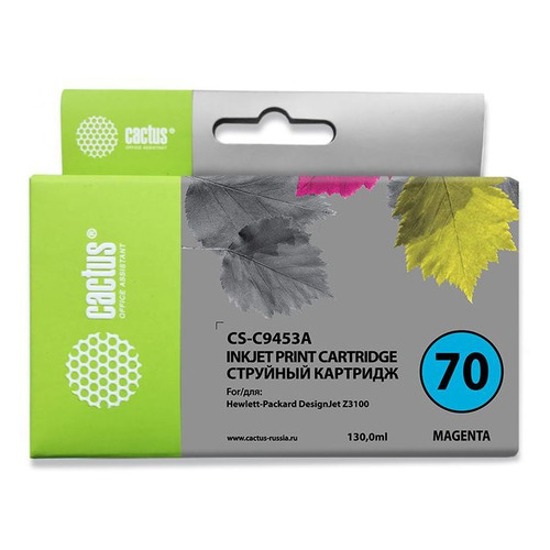 

Картридж Cactus CS-C9453A, №70, пурпурный / CS-C9453A, CS-C9453A