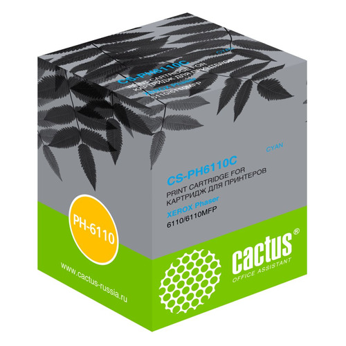 

Картридж CACTUS CS-PH6110C, 106R01206, голубой, CS-PH6110C