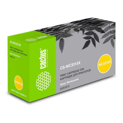 

Картридж Cactus CS-WC3315X, 106R02310, черный / CS-WC3315X, CS-WC3315X