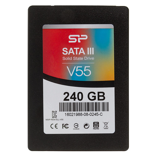 

SSD накопитель SILICON POWER Velox V55 SP240GBSS3V55S25 240Гб, 2.5", SATA III