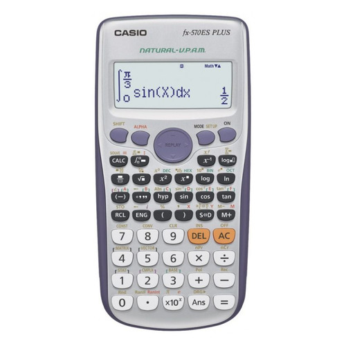 

Калькулятор CASIO FX-570ESPLUS, 10-разрядный, серый, FX-570ESPLUS