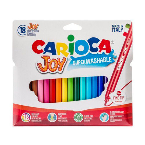 

Упаковка фломастеров Carioca Joy, 18 цв., блистер [40555] 12 шт./кор., Joy