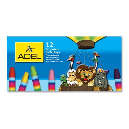 

Масляная пастель Adel Colour 428-0837-000 шестигранные 12цв.д.11.5мм картон.кор.