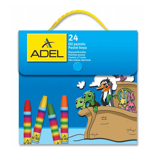 

Масляная пастель Adel Colour 428-1824-000 шестигранные 24цв.д.11.5мм 6 шт./кор.