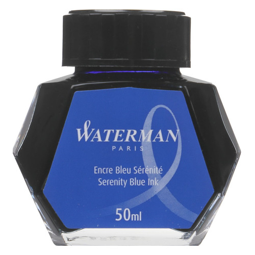 

Флакон с чернилами Waterman (S0110720) синие чернила для ручек перьевых