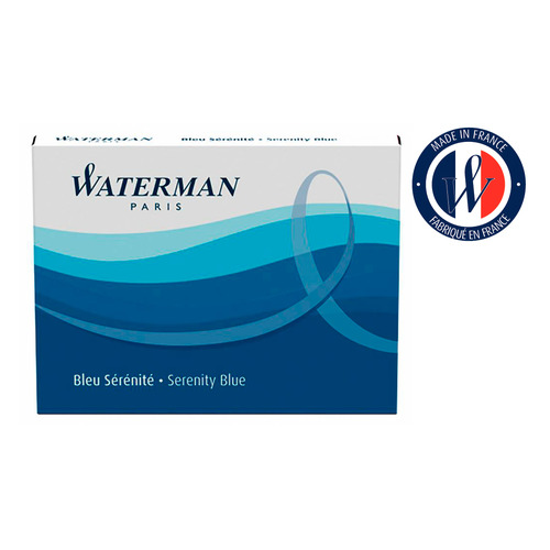 

Картридж Waterman Standart (S0110860) синие чернила для ручек перьевых (8шт), Standart