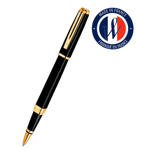 

Ручка роллерн. Waterman Exception Slim (S0636990) Black GT F черные подар.кор., Slim