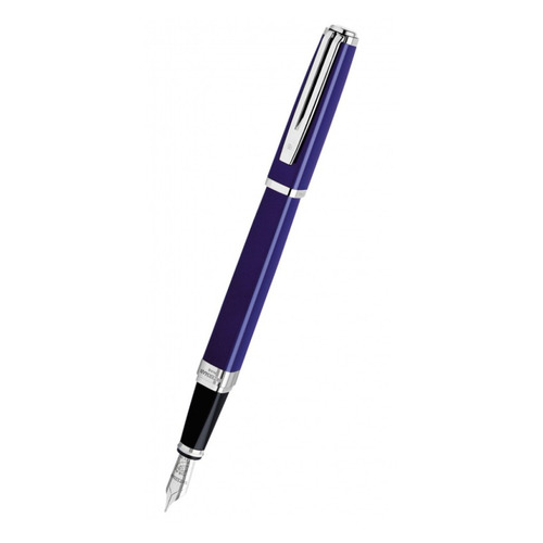 

Ручка перьев. Waterman Exception Slim (S0637090) Blue ST F золото 18K подар.кор., Slim