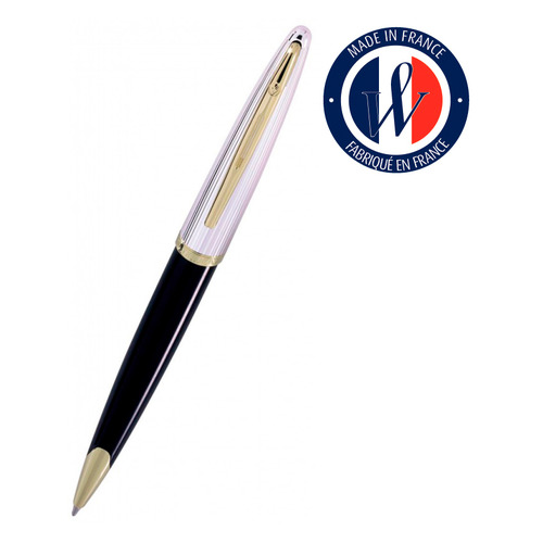 

Ручка шариков. Waterman Carene De Luxe (S0700000) Black Silver GT M синие подар.кор., De Luxe