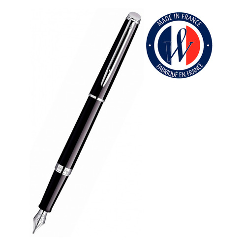 

Ручка перьевая Waterman Hemisphere (S0920510) Mars Black CT F сталь с хромированным покрытием подар.