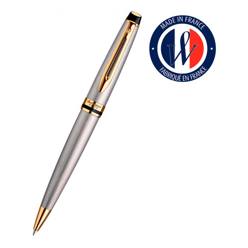 

Ручка шариковая Waterman Expert 3 (S0952000) Stainless Steel GT M синие чернила подар.кор.