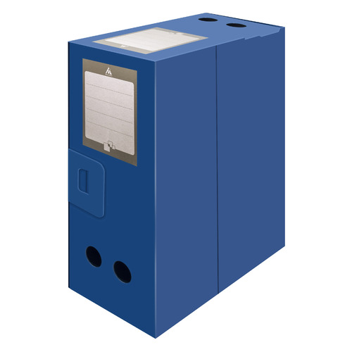 

Упаковка коробов архивных БЮРОКРАТ -BA80/08BLUE, пластик, 80мм, 330х245, синий 30 шт./кор.