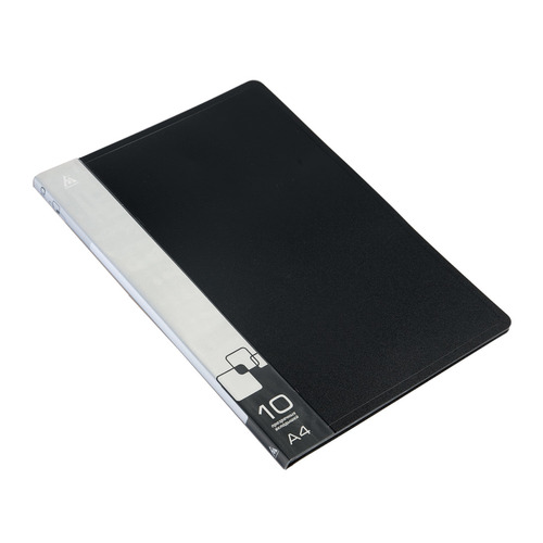 

Упаковка папок с 10шт прозр. вклад. БЮРОКРАТ прозр. вклад. -BPV10BLACK, A4, пластик, 0.6мм, черный 45 шт./кор.