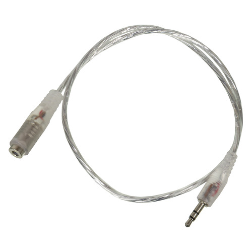 

Кабель-удлинитель аудио BURO Jack 3.5 (m) - Jack 3.5 (f) , 0.5м, прозрачный [cab025-0.5m]