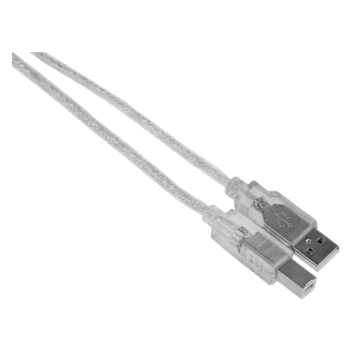 фото Кабель usb2.0 buro usb a(m) - usb b(m), 1.8м, прозрачный [usb2.0-am/bm-trans]