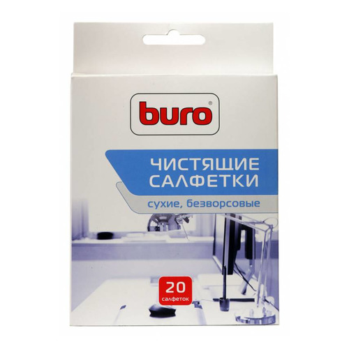 фото Сухие салфетки buro bu-udry, 20 шт