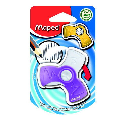 

Упаковка ластиков Maped Spin, каучук, фигурный, белый [127410] 25 шт./кор., Spin