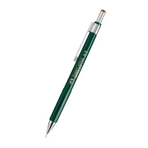 

Карандаш механический Faber-Castell TK-FINE 136500 0.5мм ластик зеленый